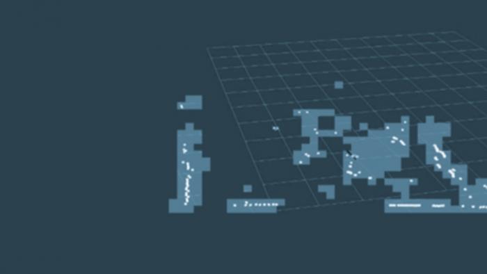 image fixe tirée de la cartographie effectuée avec Robot Operating System